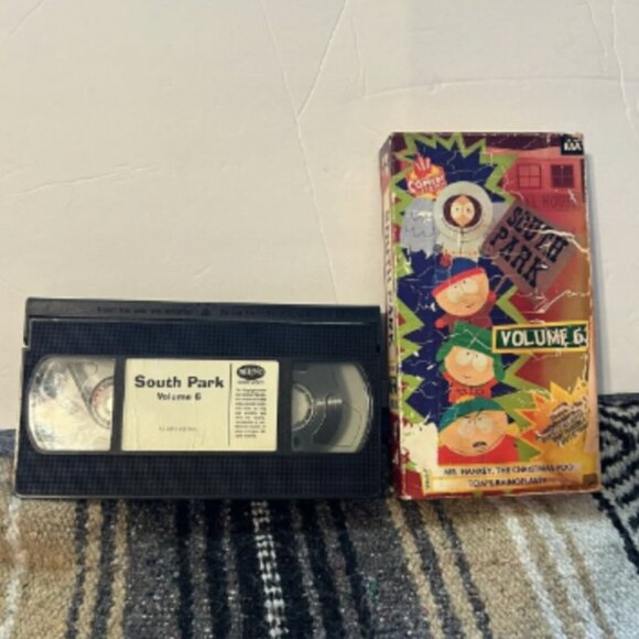 SOUTH PARK Volume 6 Comedy Central VHS Mr Hankey Christmas Poo Tom's Rhinoplasty - Picture 1 of 3